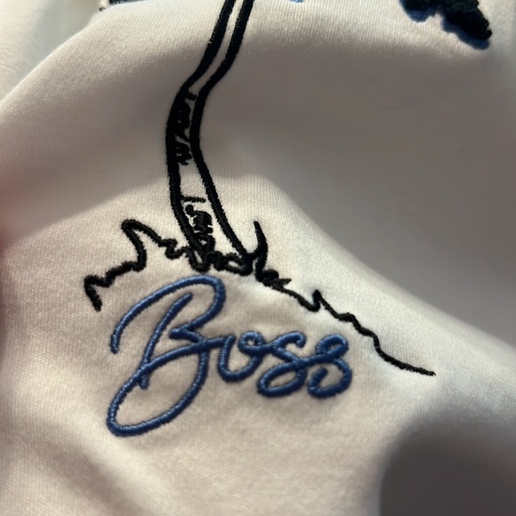 Boss Oversized-fit interlock-cotton T-shirt with Appliqué Palm Tree artwork Men - Picture 7 of 12